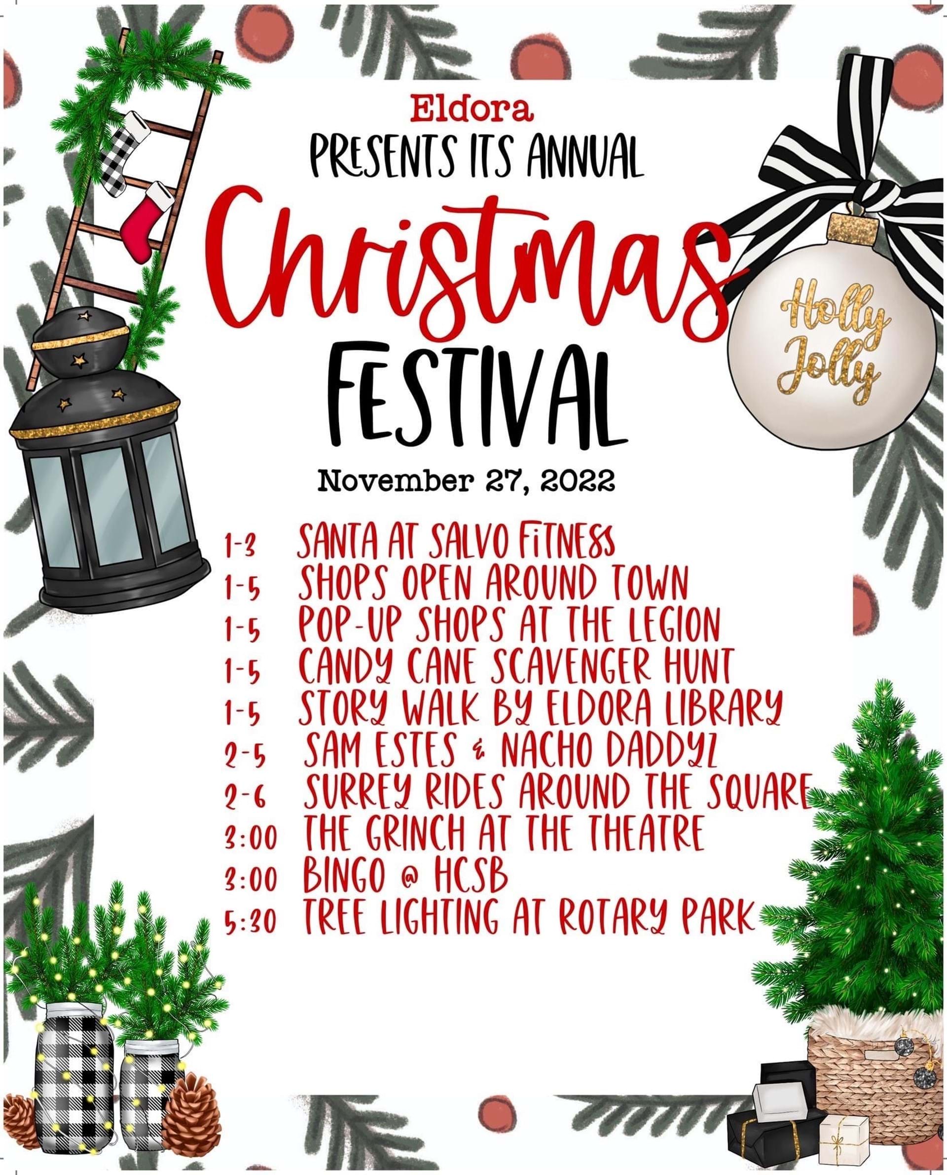 Eldora Christmas Festival Activities